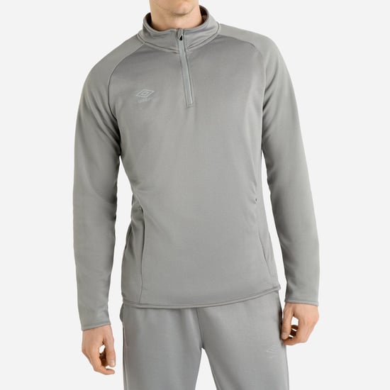 Umbro - "Sportswear" Sweatshirt mit kurzem Reißverschluss für Herren (Greif) - Image 5