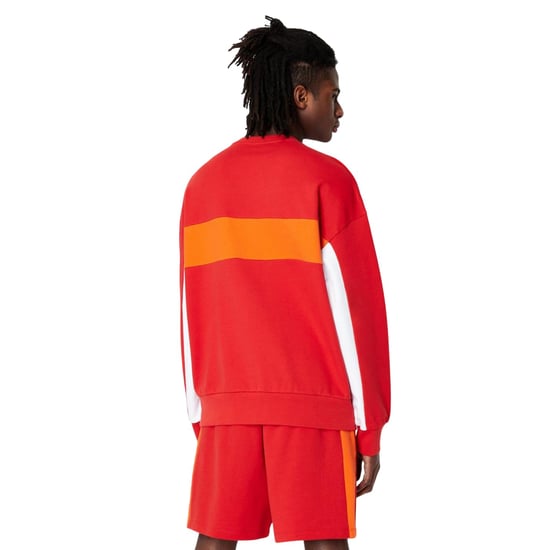 Armani Exchange - Sweatshirt für Herren, Rundhalsausschnitt (Rot/Weiß/Orange) - Image 2