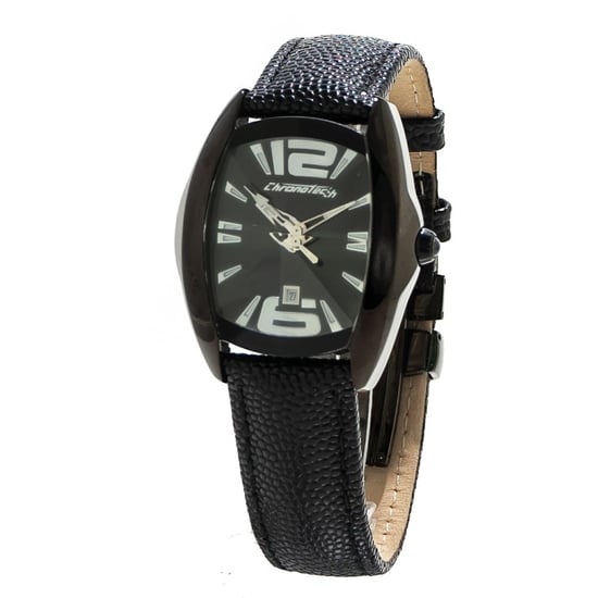 Herren Schwarze Lederarmbanduhr Ct7814l01ac - Image 1