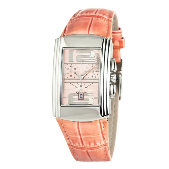 Rechteckige pinkfarbene Ziffernblatt-Uhr Ct7018b02ac - Image 1
