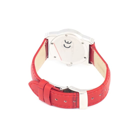 7279 Rote Lederarmbanduhr - Image 2