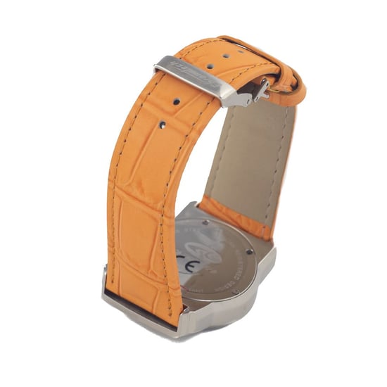 7279m07ac Orange Lederarmbanduhr - Image 2