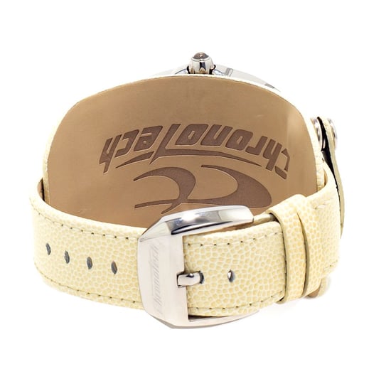 Chronotech Uhr mit Creme Lederarmband - Image 2
