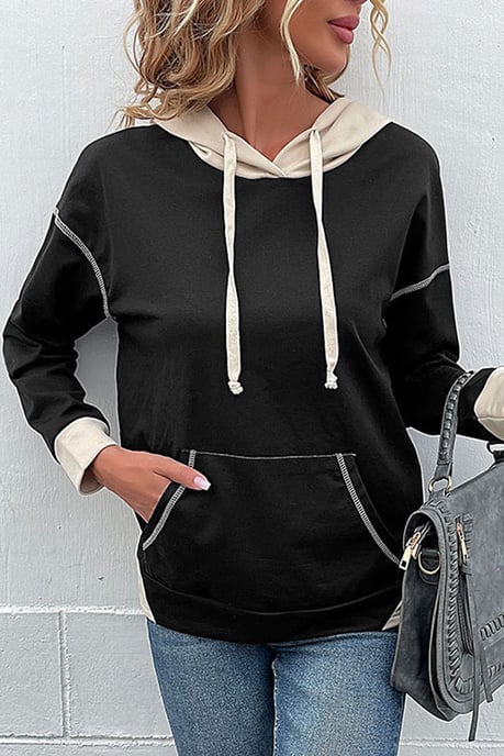 Zweistufiger Langarm-Hoodie - Image 3