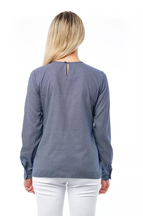 Langarmbluse mit Allover-Druck - Image 4