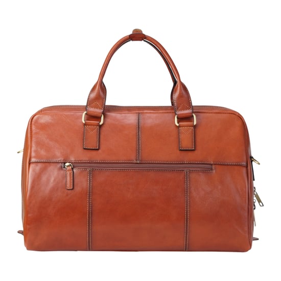 Vintage Echtleder Hellbraun Reisetasche Duffle Gym Reisetasche - Atlas - Image 3