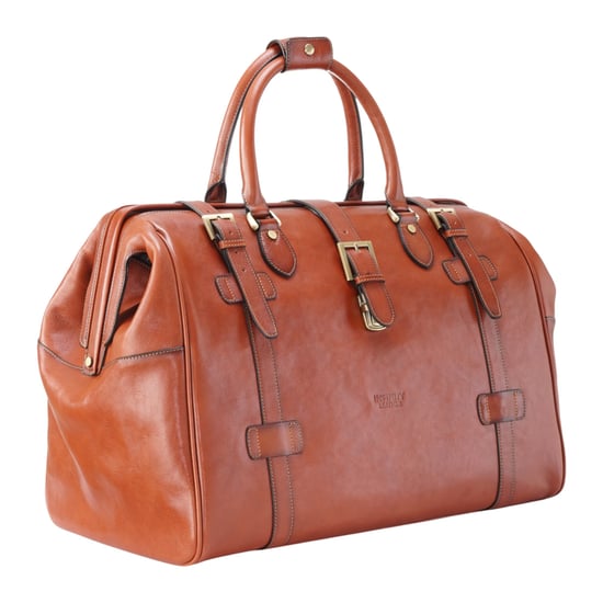 Reisetasche aus echtem Leder in Hellbraun, Vintage-Stil, für Reisen und Sport – Windsor - Image 3