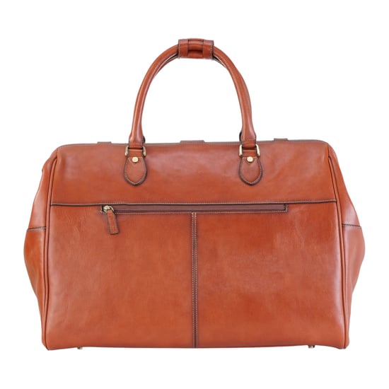 Reisetasche aus echtem Leder in Hellbraun, Vintage-Stil, für Reisen und Sport – Windsor - Image 4