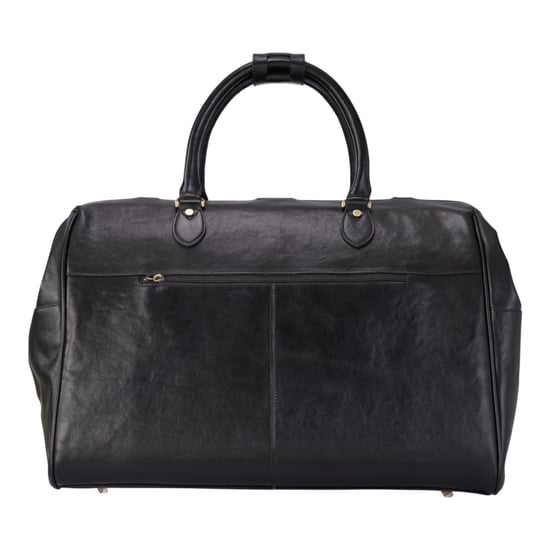 Reisetasche aus echtem Leder, schwarz, Vintage-Stil, für Reisen und Sport – Windsor - Image 4