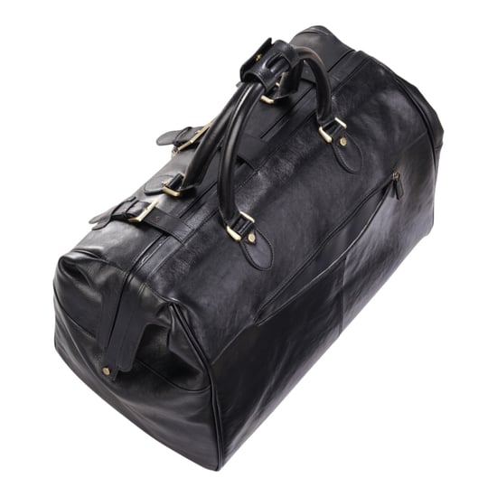 Reisetasche aus echtem Leder, schwarz, Vintage-Stil, für Reisen und Sport – Windsor - Image 5