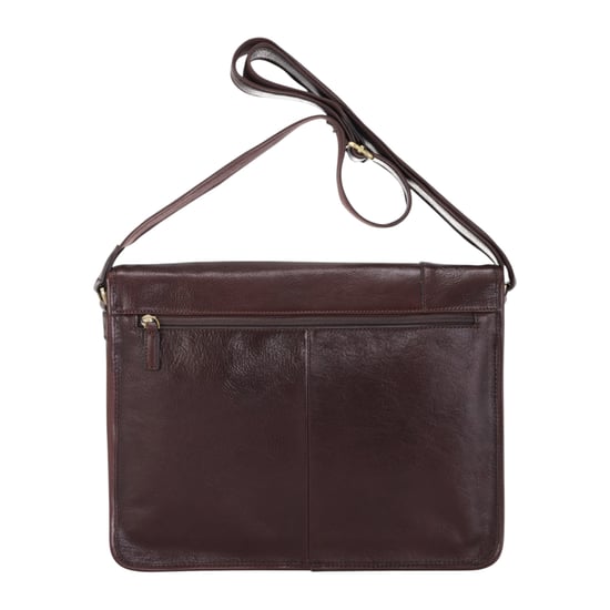 Braune Laptoptasche aus echtem Leder – Astor - Image 4