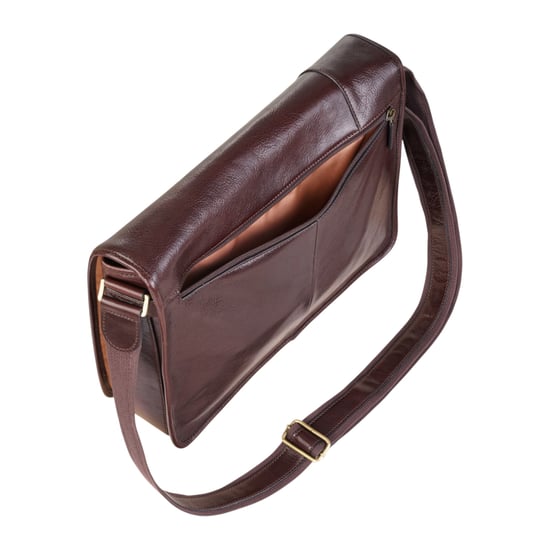 Braune Laptoptasche aus echtem Leder – Astor - Image 5