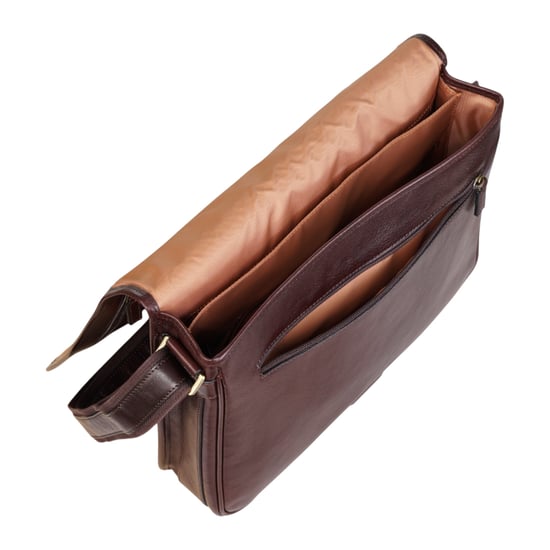 Braune Laptoptasche aus echtem Leder – Astor - Image 6