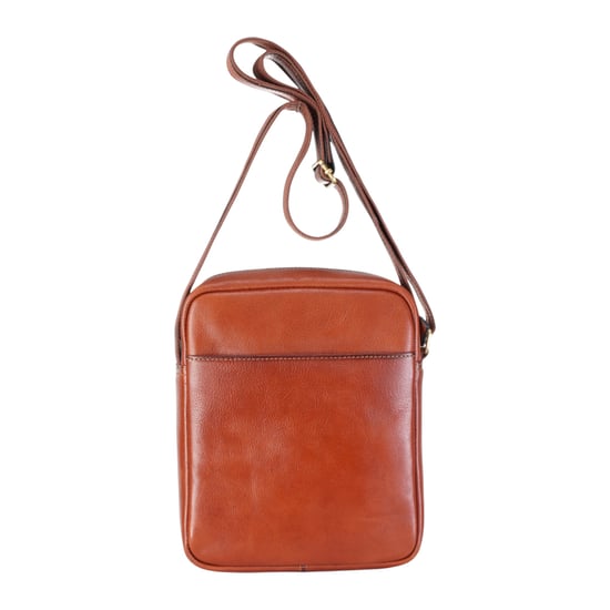 Echtleder Hellbraun Vintage Crossbody Messenger Reisetasche - Ashby - Image 6