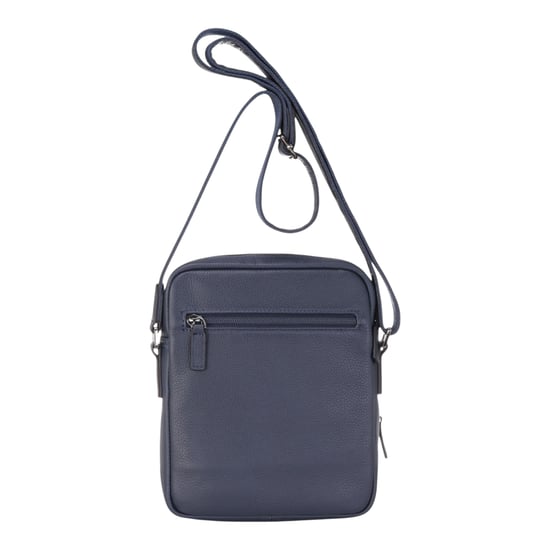 Echtes Leder Navy Vintage Messenger Crossbody Reisetasche - Hawthrone - Image 4