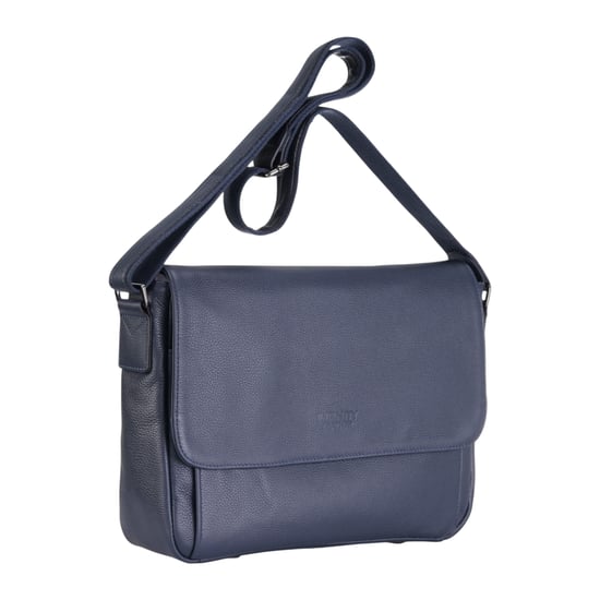 Echtes Leder Marineblau Laptoptasche Reise Arbeitstasche Messenger Satchel - Camden - Image 4