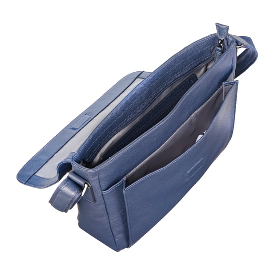 Echtes Leder Marineblau Laptoptasche Reise Arbeitstasche Messenger Satchel - Camden - Image 6