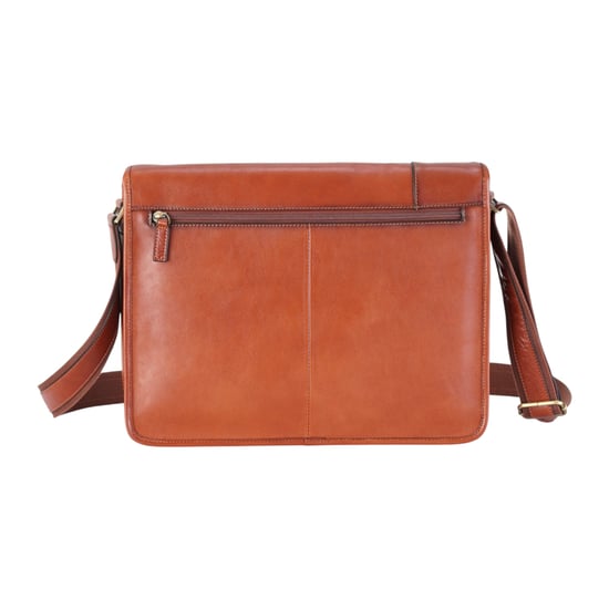 Laptoptasche aus echtem Leder in Hellbraun - Astor - Image 4