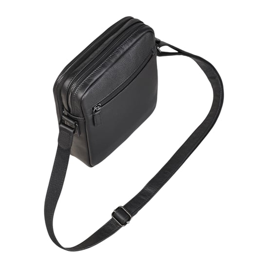 Echtes Leder Schwarz Vintage Messenger Crossbody Reisetasche - Hawthrone - Image 5
