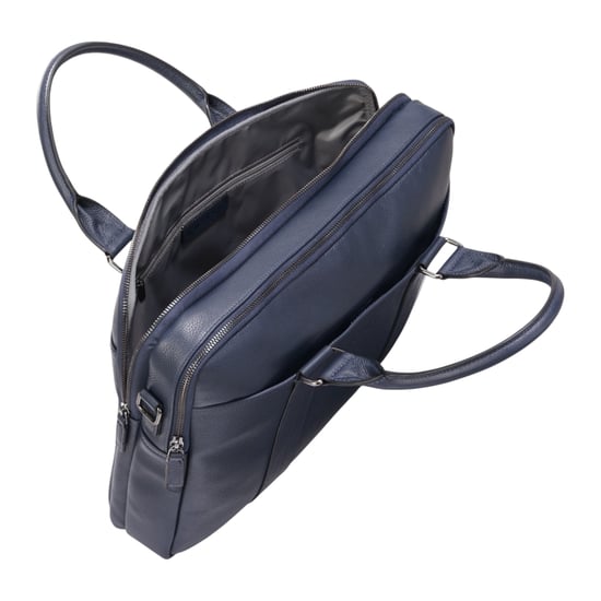 Echtes Leder Marineblau Laptop Business Aktentasche Büro Arbeit Reisetasche - Sutton - Image 6