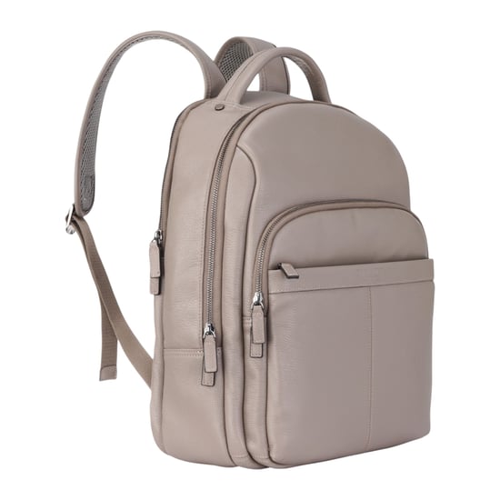 Echtleder Grau Vintage Rucksack Laptoptasche Reiserucksack - Capri - Image 3