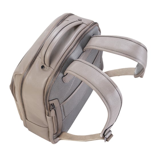 Echtleder Grau Vintage Rucksack Laptoptasche Reiserucksack - Capri - Image 5