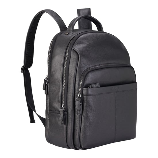 Echtleder Schwarz Vintage Rucksack Laptoptasche Reiserucksack - Capri - Image 3