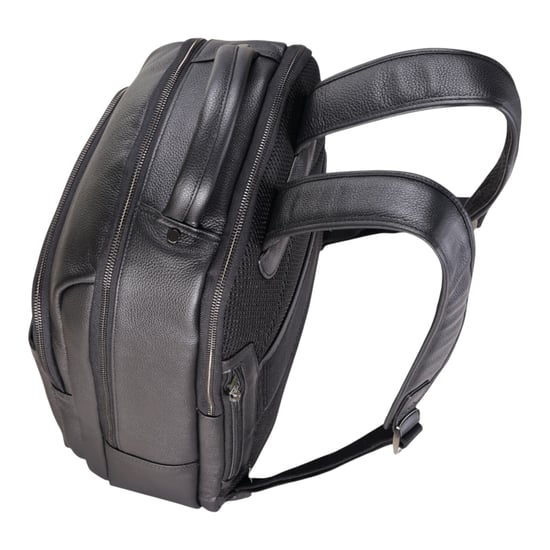 Echtleder Schwarz Vintage Rucksack Laptoptasche Reiserucksack - Capri - Image 4