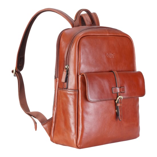 Echtleder Braun Vintage Laptop Rucksack Reisetasche - Cove - Image 3