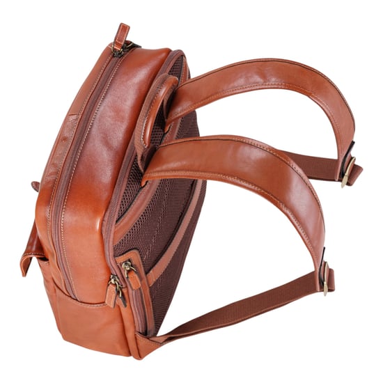 Echtleder Braun Vintage Laptop Rucksack Reisetasche - Cove - Image 5