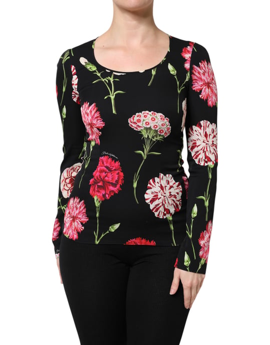 Bluse mit floralem Druck und langen Ärmeln - Image 1