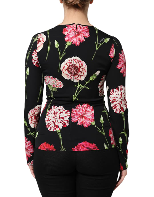 Bluse mit floralem Druck und langen Ärmeln - Image 4