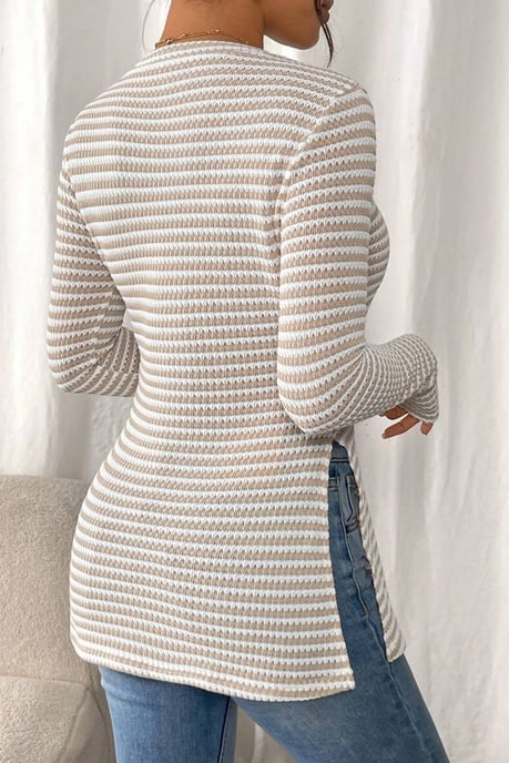 Gestreiftes Langarmshirt - Image 2