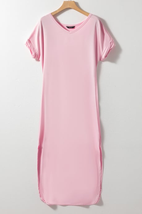 Maxikleid mit seitlichen Schlitzen und Taschen - Image 4