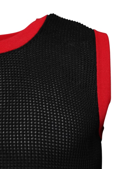 Strick ärmelloser Pullover - Image 3