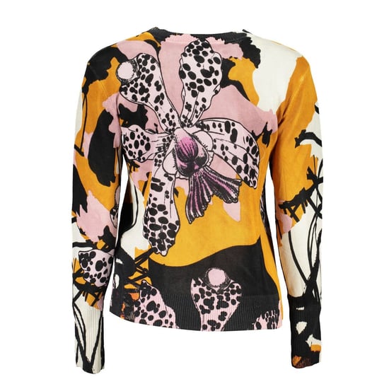 Orchideenmuster Strickpullover Modell De29212 - Image 2