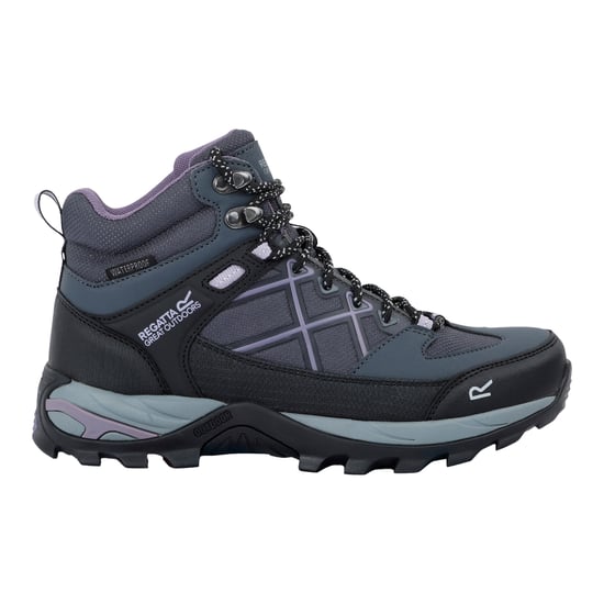 Regatta - Damen Wanderstiefel "Samaris III" (Mittelgrau/Violetter Salbei) - Image 1