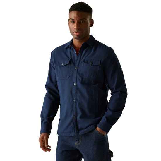 Regatta - "Spennith" Hemdjacke für Herren (Dunkles Marineblau/Glasierter Ingwer) - Image 4