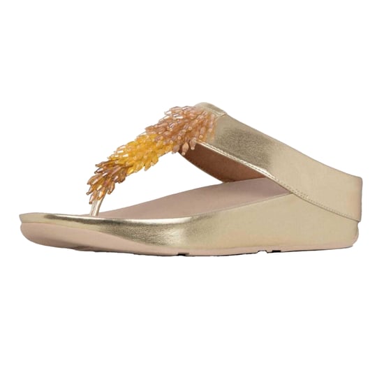 Fit Flop - Damen Sandalen "Rumba", Ombre, Zehentrenner (Golden) - Image 3