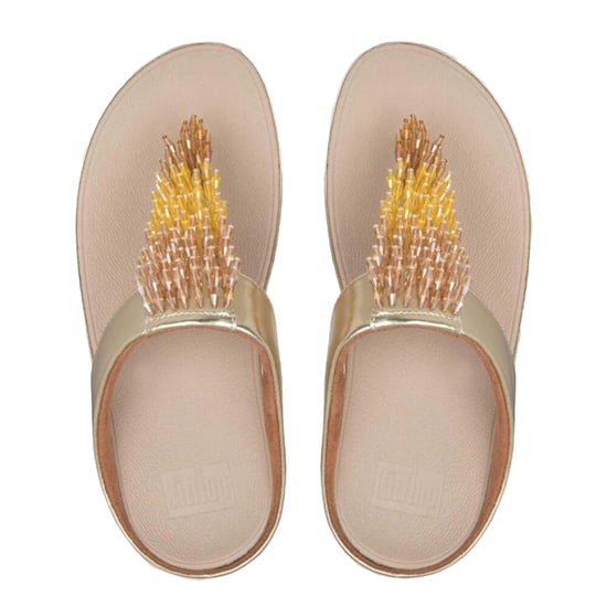 Fit Flop - Damen Sandalen "Rumba", Ombre, Zehentrenner (Golden) - Image 4