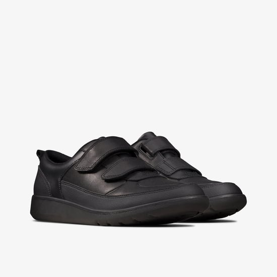 Scape Flare Y Schwarze Leder Schuhe - Image 4