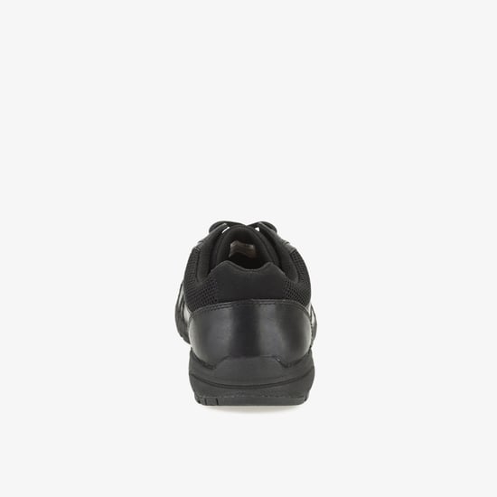 Air NorfolkSnr schwarze Leder Schuhe - Image 4