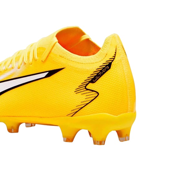 Puma - "Ultra Match" Fußball-Stiefel für Herren/Damen Unisex (Kräftiges Gelb/Schwarz/Puma Weiß) - Image 2