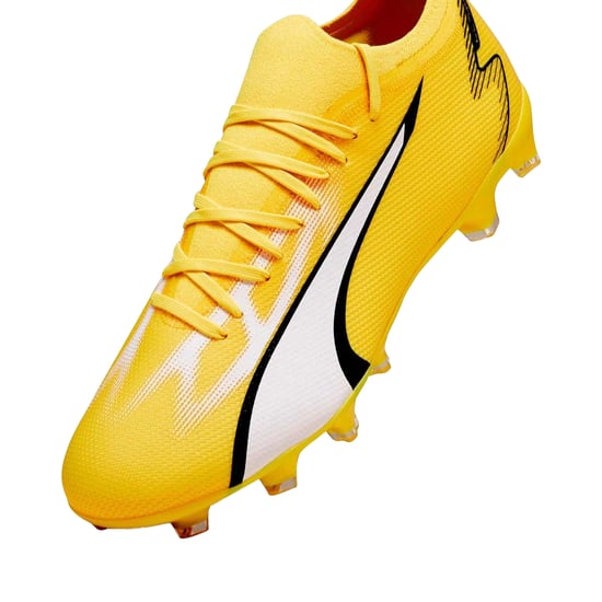 Puma - "Ultra Match" Fußball-Stiefel für Herren/Damen Unisex (Kräftiges Gelb/Schwarz/Puma Weiß) - Image 3