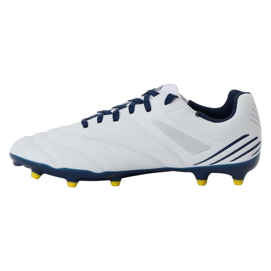 Umbro - Herren Fußball-Stiefel "Tocco IV Club FG" (Weiß/Poseidon/Kräftiges Gelb) - Image 2
