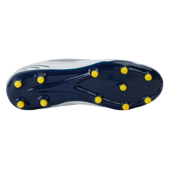 Umbro - Herren Fußball-Stiefel "Tocco IV Club FG" (Weiß/Poseidon/Kräftiges Gelb) - Image 4