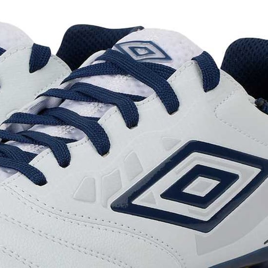 Umbro - Herren Fußball-Stiefel "Tocco IV Club FG" (Weiß/Poseidon/Kräftiges Gelb) - Image 5
