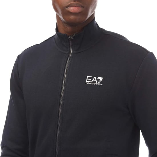 Emporio Armani - Trainingsanzug Durchgehender Reißverschluss für Herren (Marineblau) - Image 3