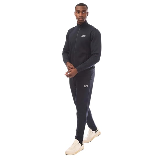 Emporio Armani - Trainingsanzug Durchgehender Reißverschluss für Herren (Marineblau) - Image 5