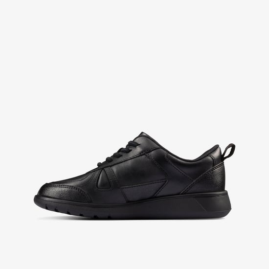 Scape Track K Schwarze Leder Schuhe - Image 2